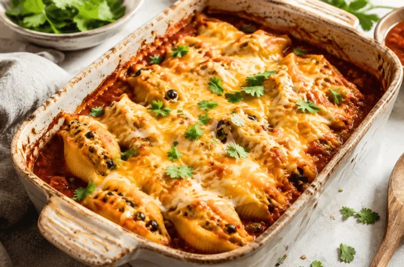 Cheese taco stuffed shells Recipe